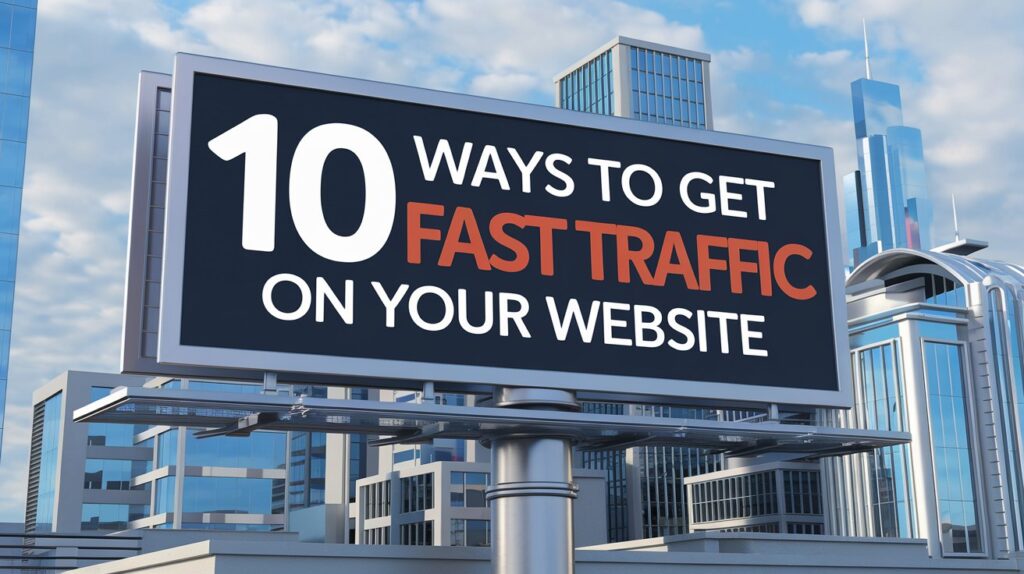 how to get high traffic image